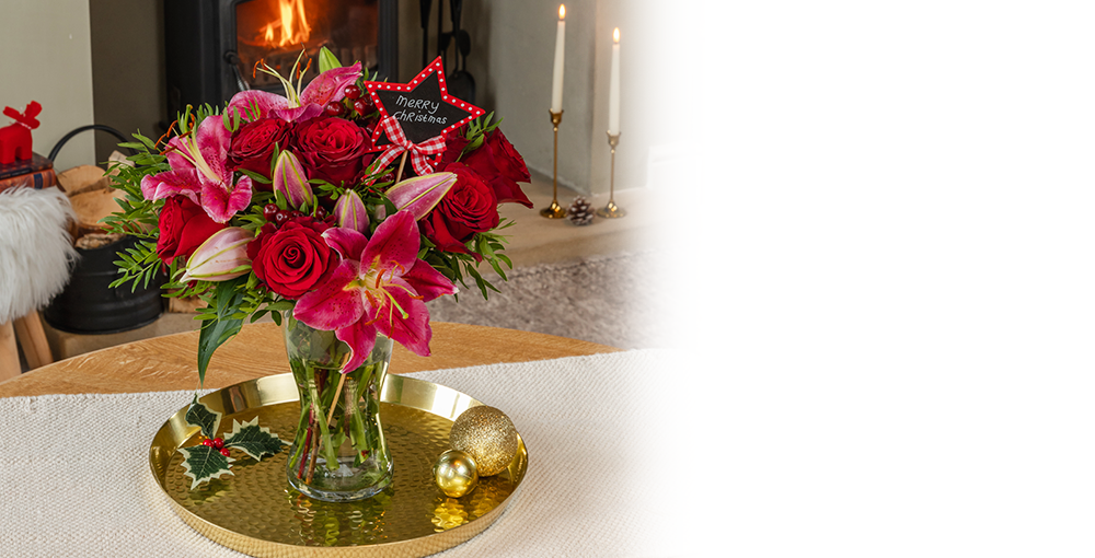 Christmas flowers deals by post